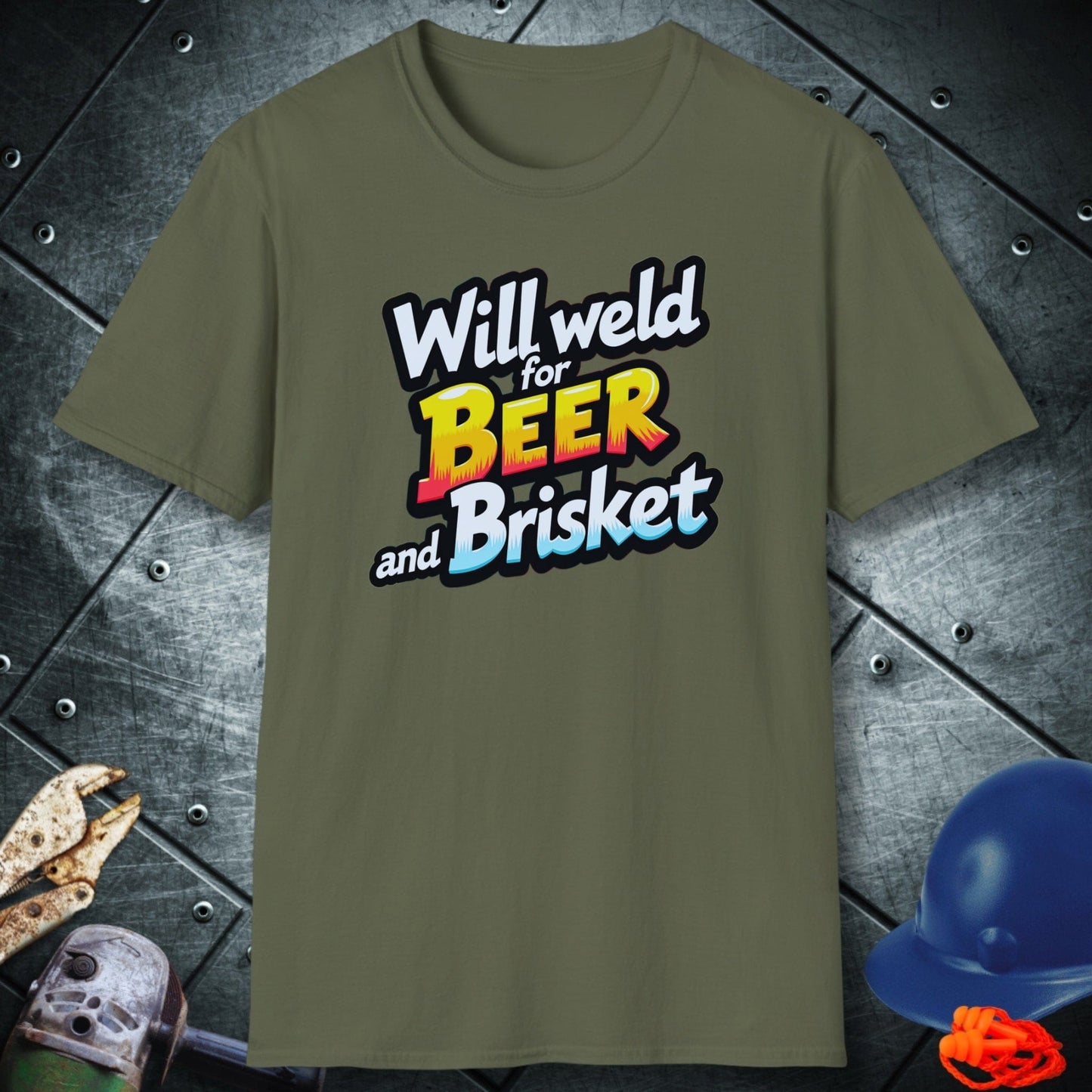 Beer and Brisket Welder shirt