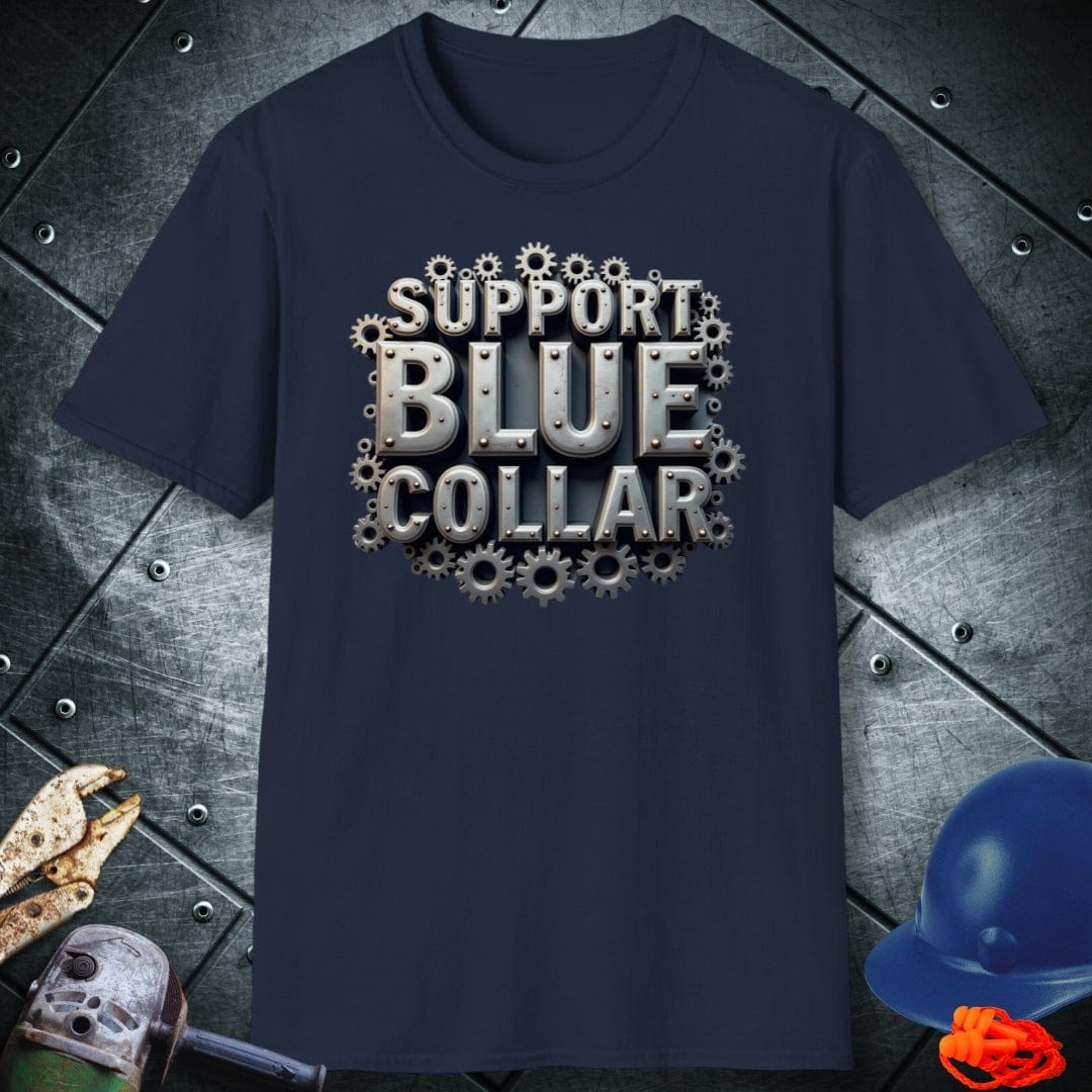 GEARS OF PROGRESS | BLUE COLLAR T-SHIRT