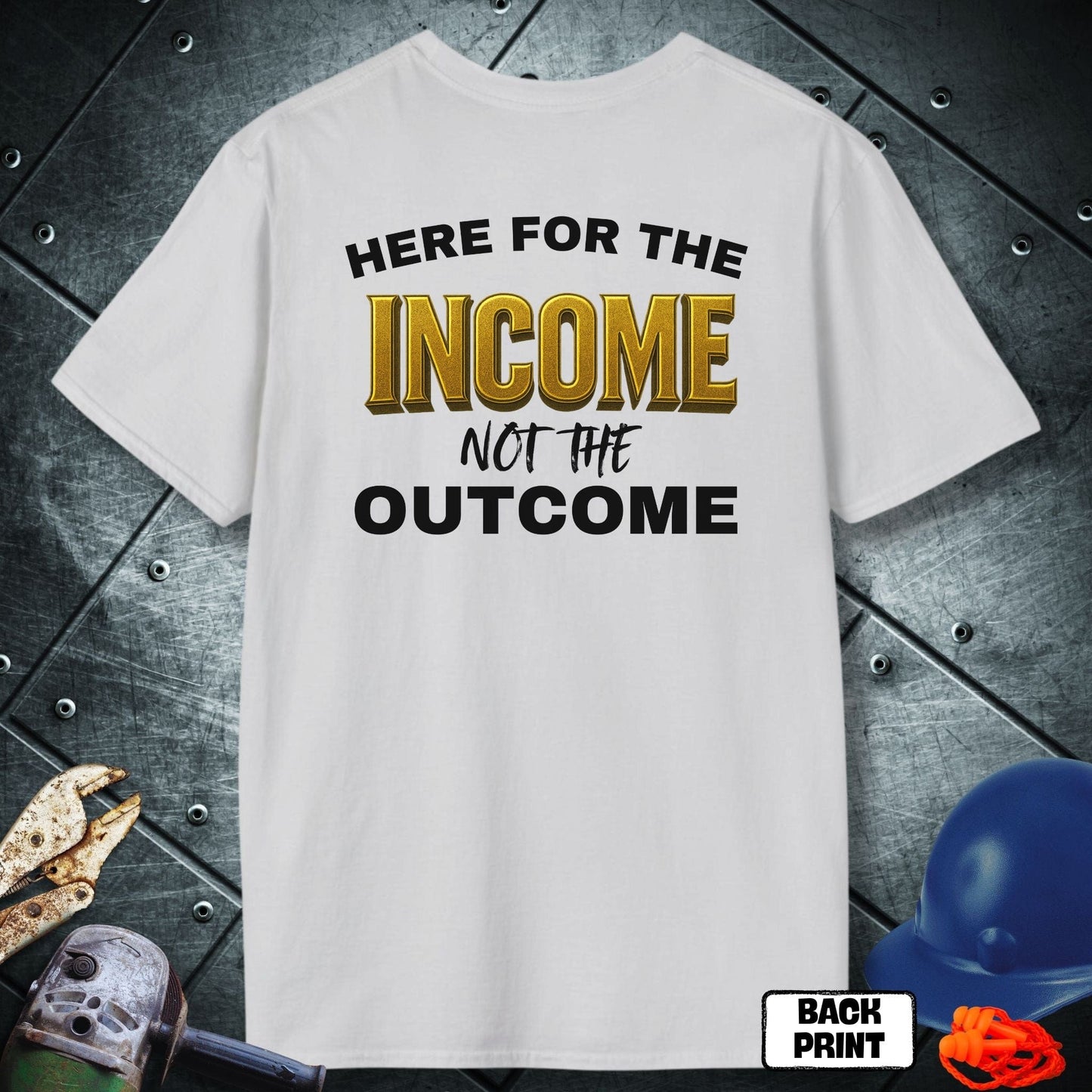 White Dollar Driven "Pay Me" Tshirt