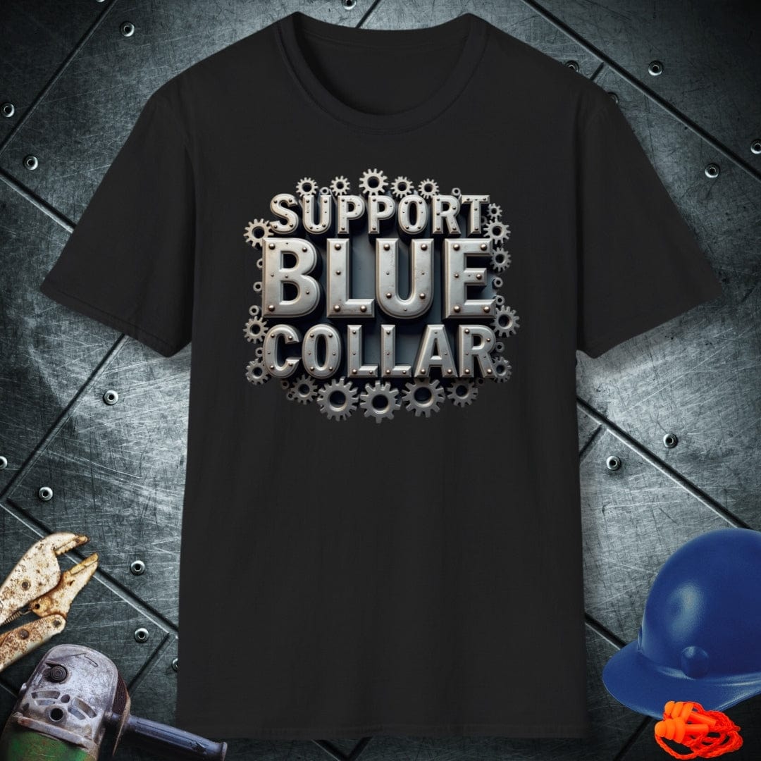 GEARS OF PROGRESS | BLUE COLLAR T-SHIRT
