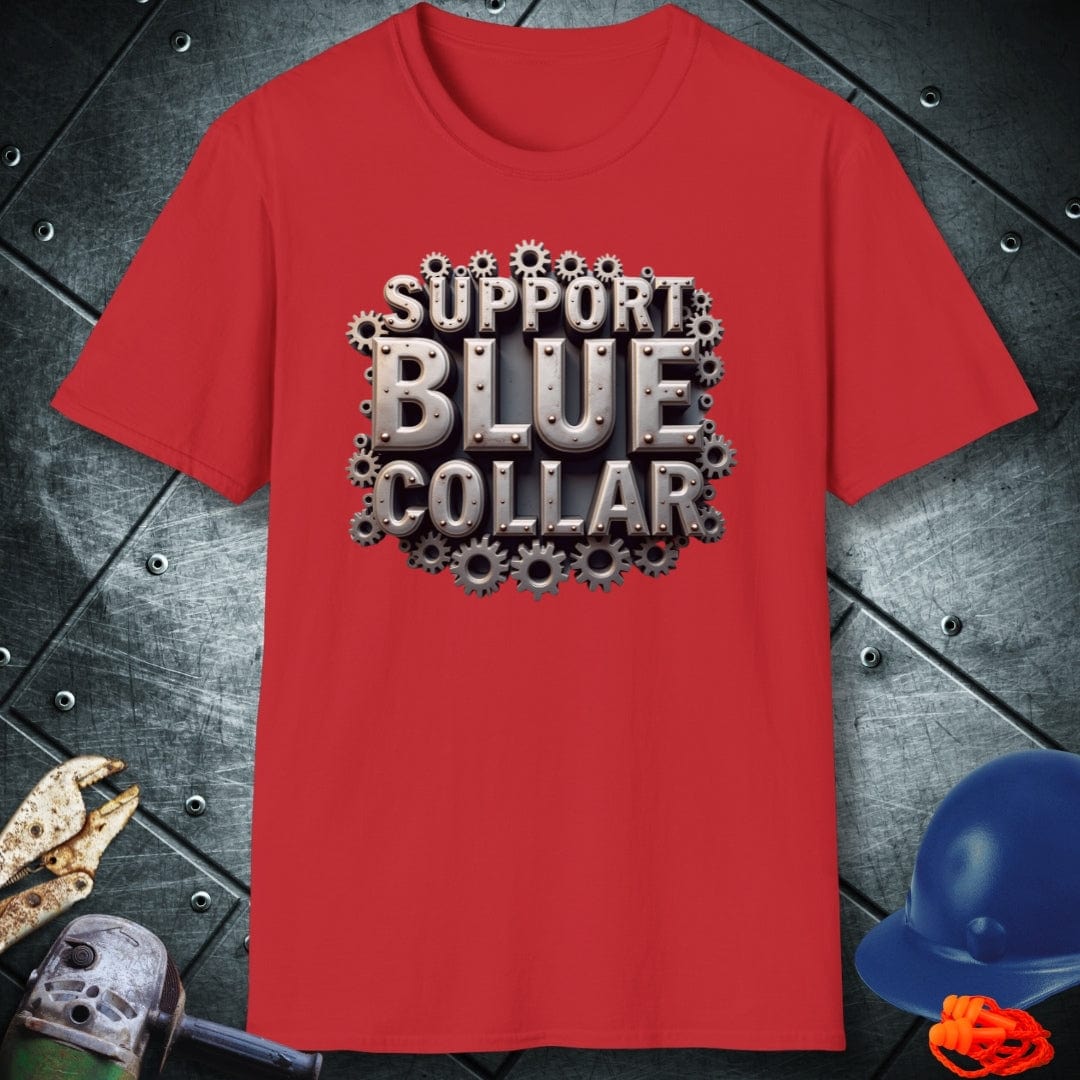 GEARS OF PROGRESS | BLUE COLLAR T-SHIRT