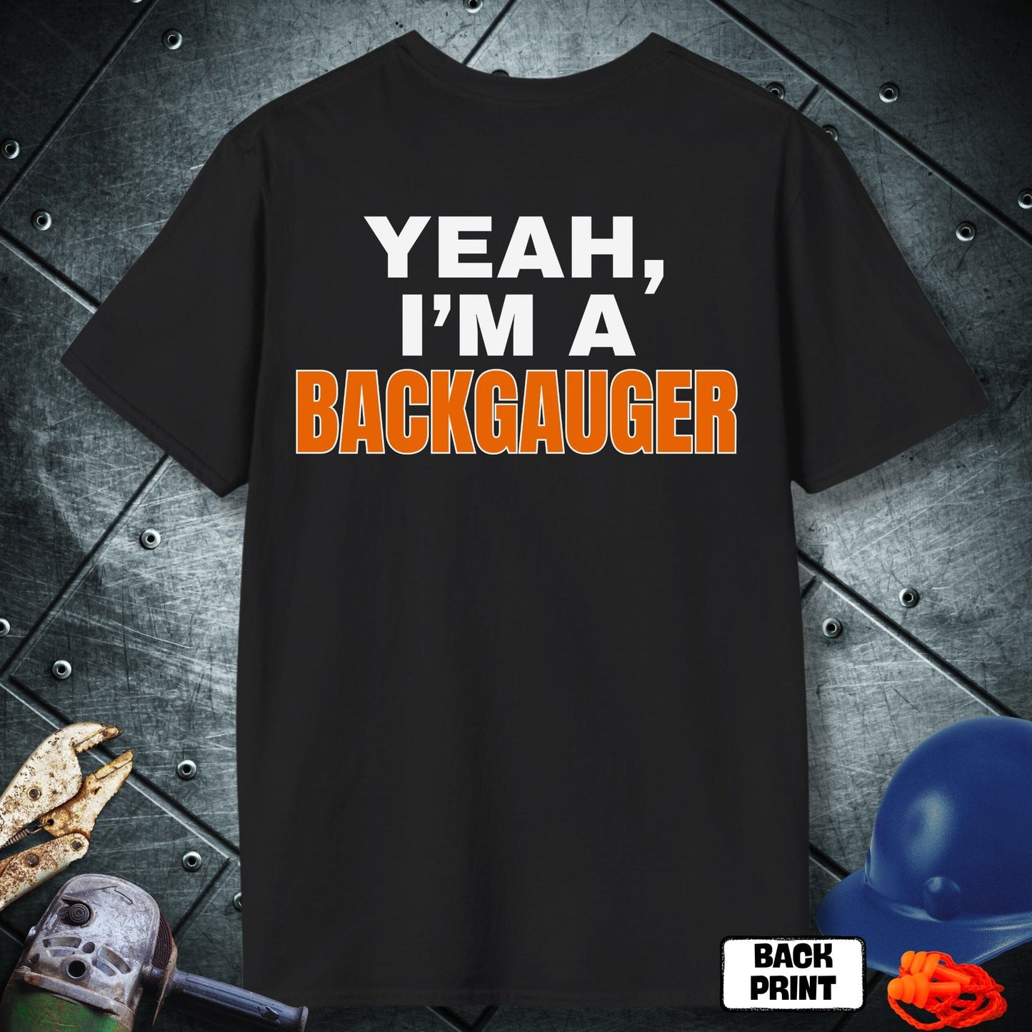 Black Backgauger tshirt