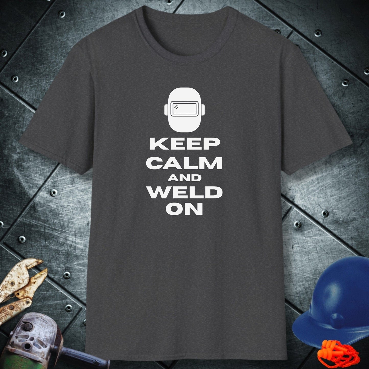Keep Calm welder shirt