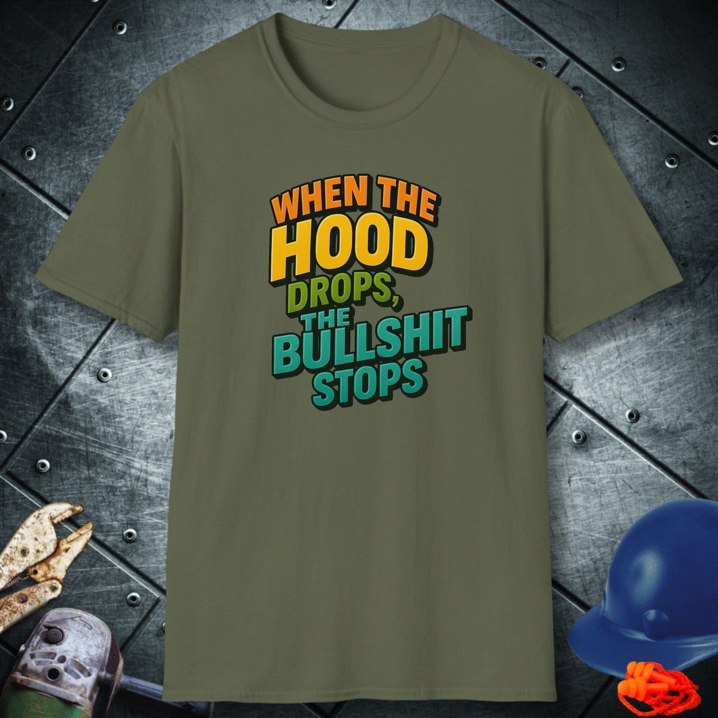 Hood Drop Welder shirt