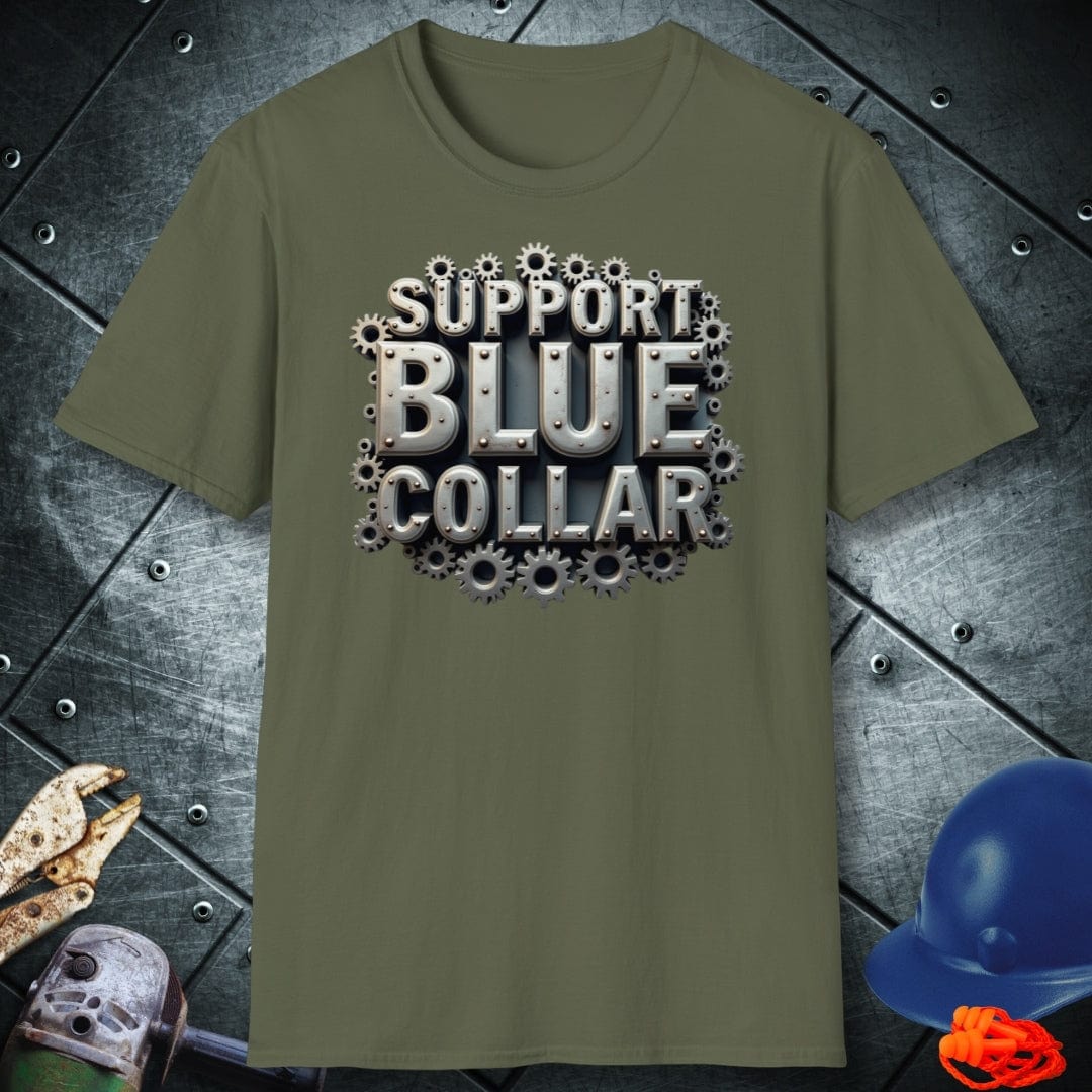 GEARS OF PROGRESS | BLUE COLLAR T-SHIRT