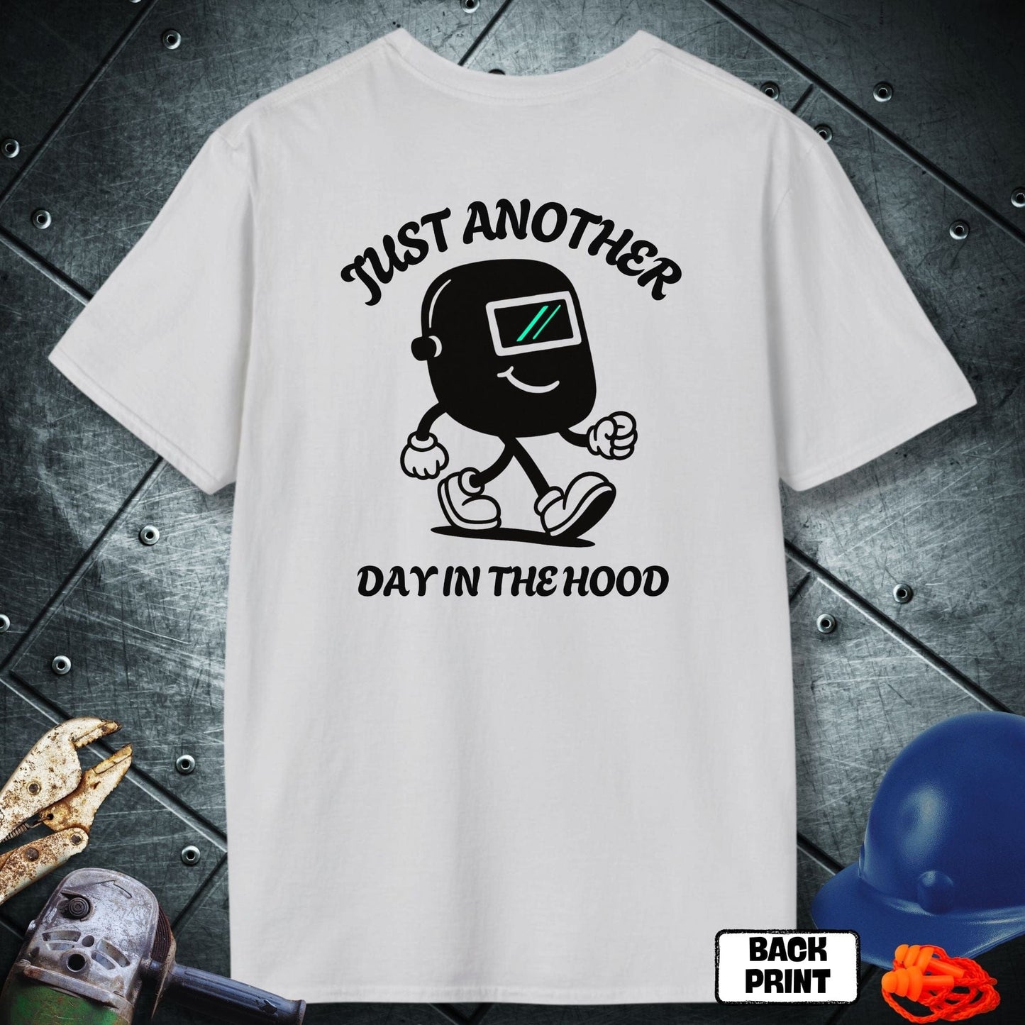 HOOD MODE (BACKPRINT) | WELDER T-SHIRT