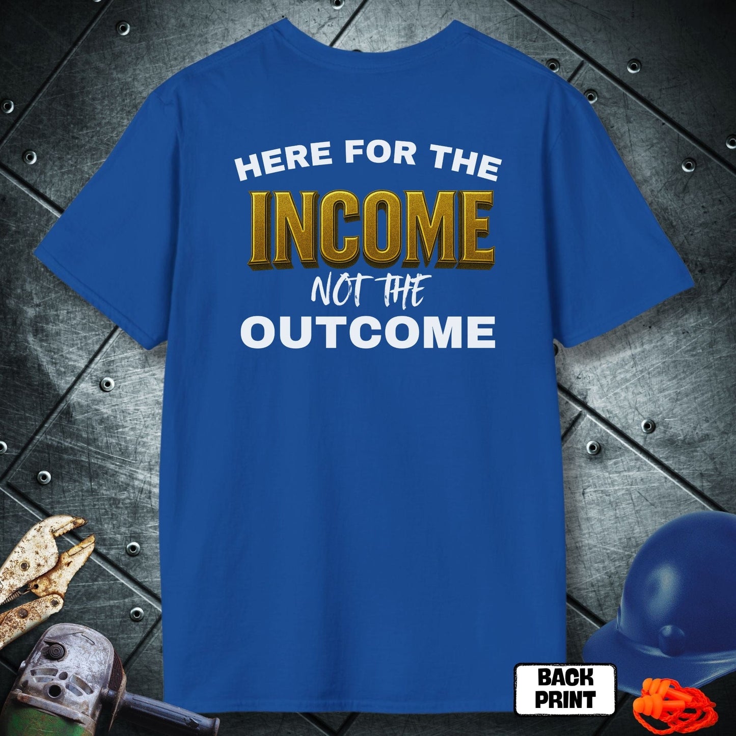 Royal Blue Dollar Driven "Pay Me" Tshirt