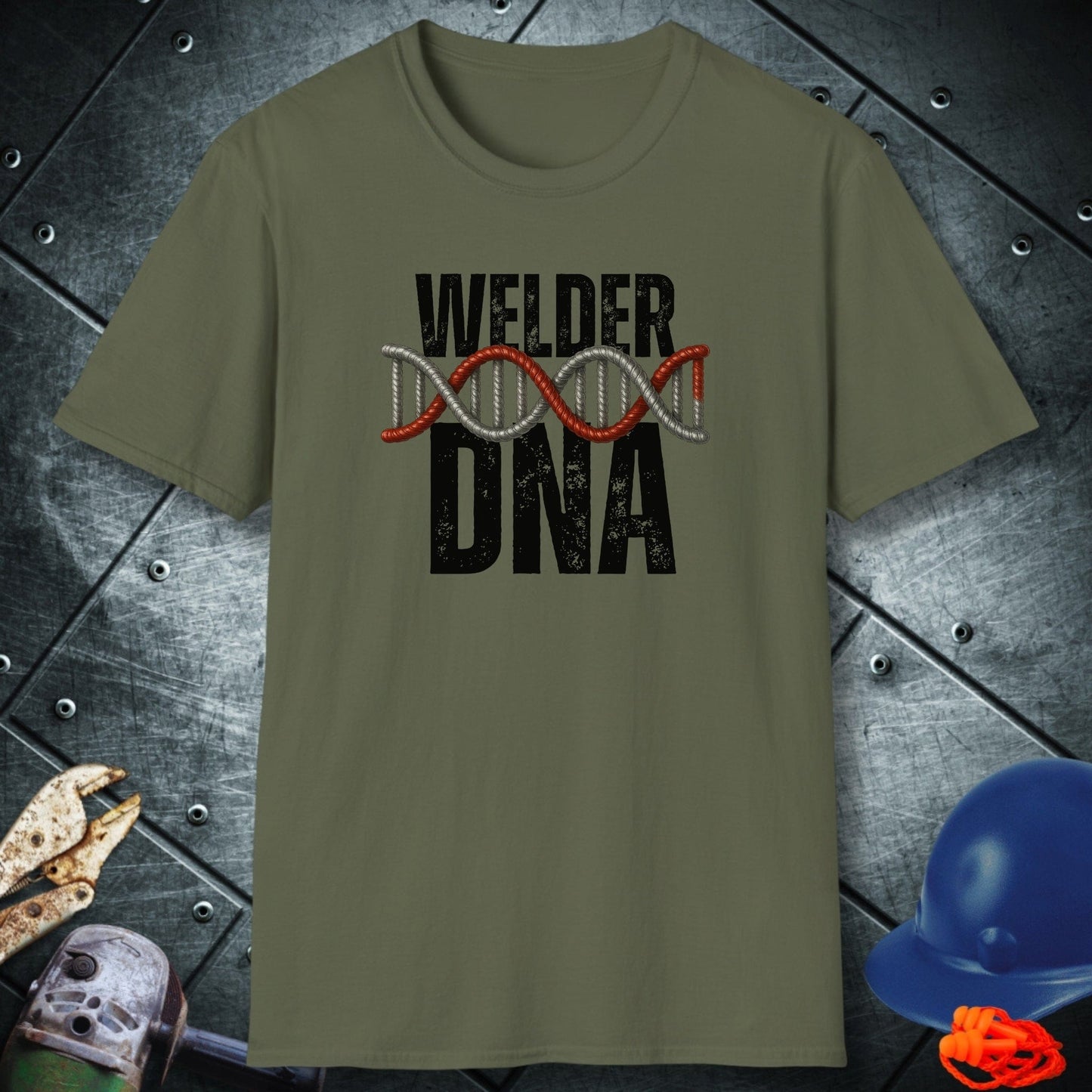 Double Helix welder shirt
