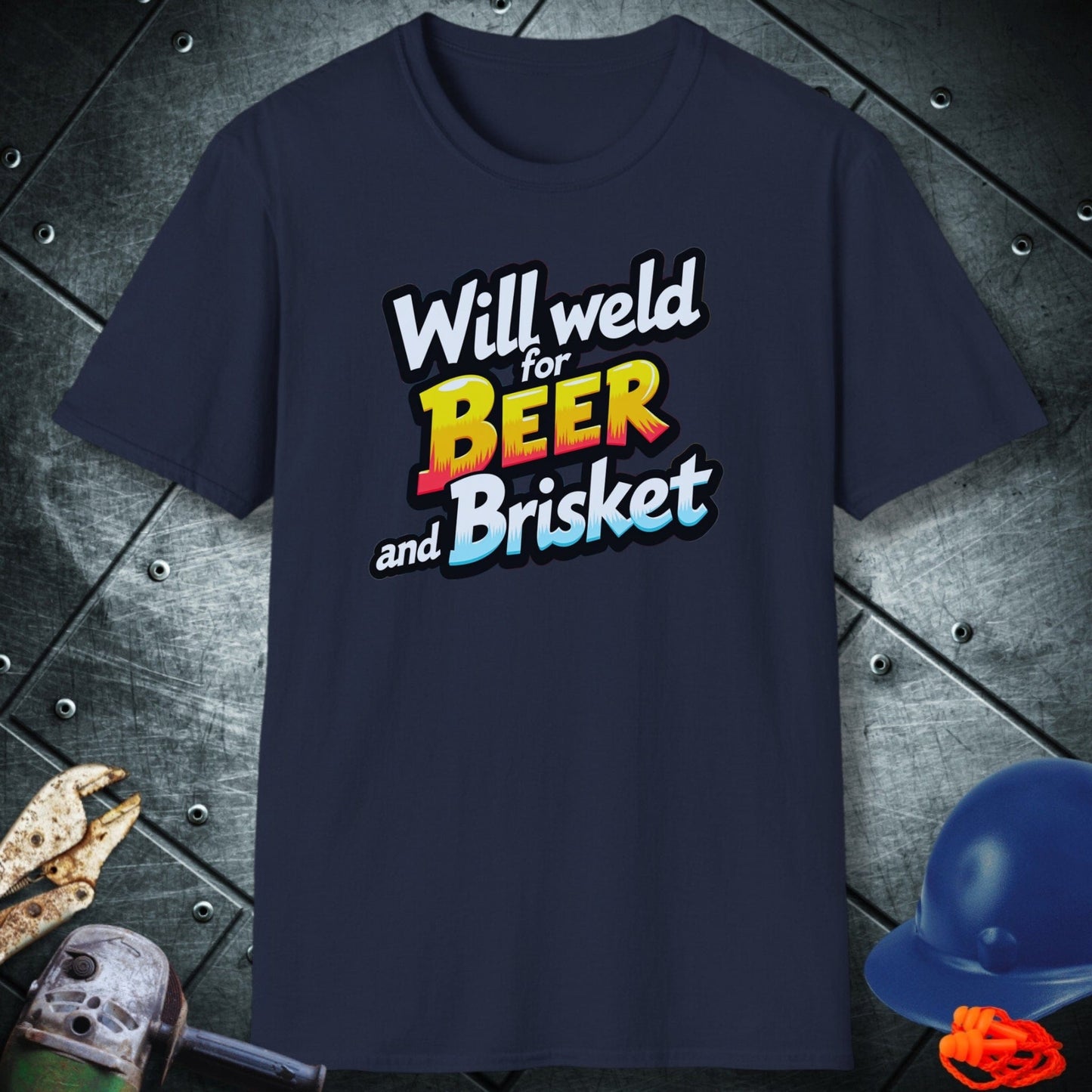 Beer and Brisket Welder shirt