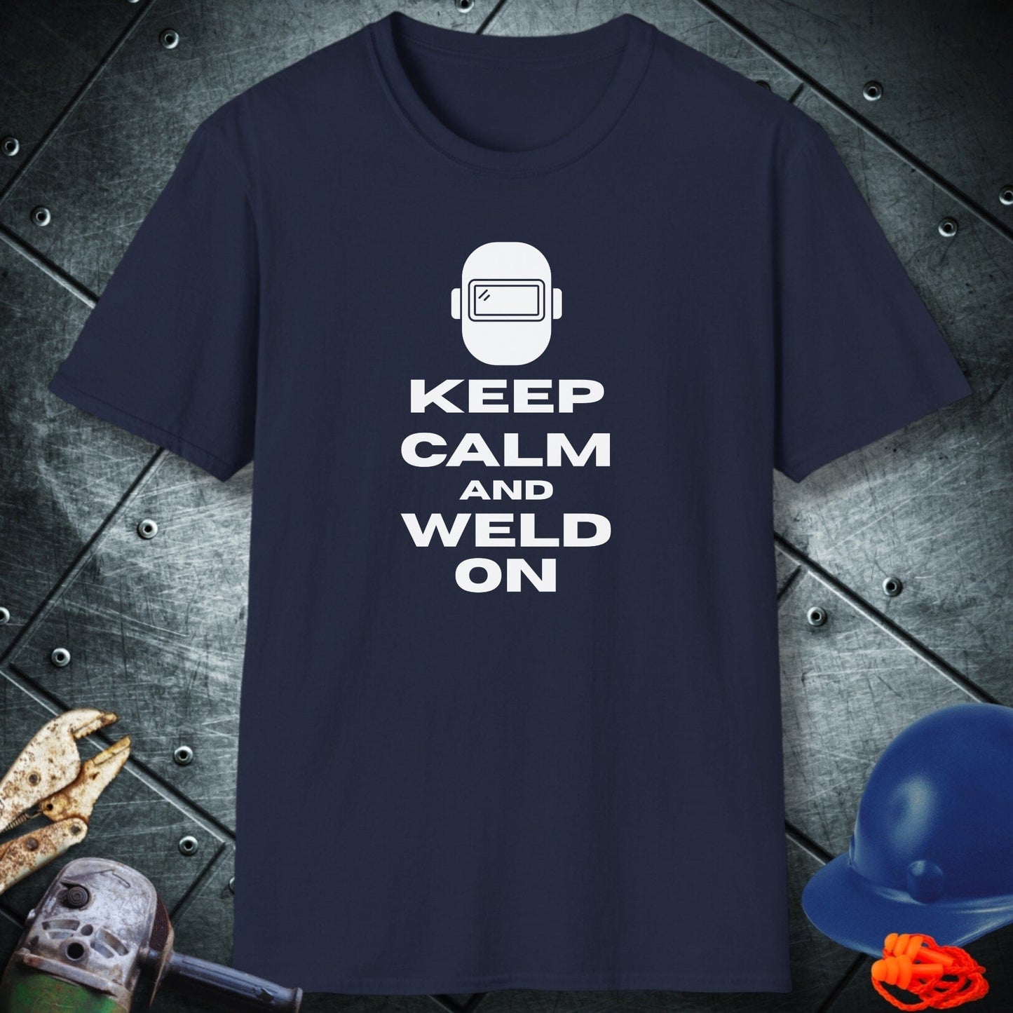 Keep Calm welder shirt