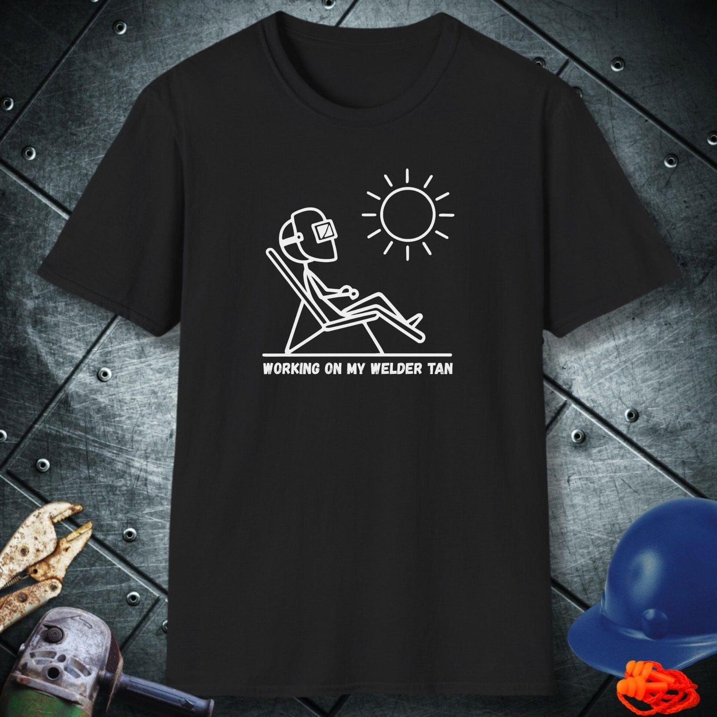 Catching Rays welder shirt