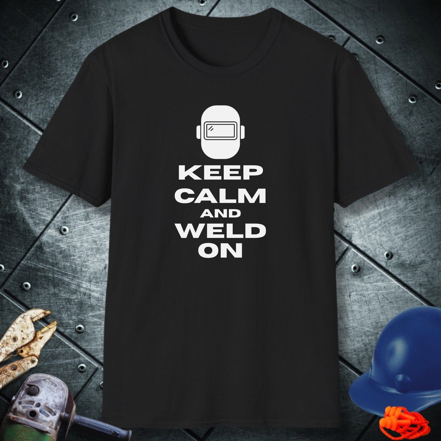 Keep Calm welder shirt
