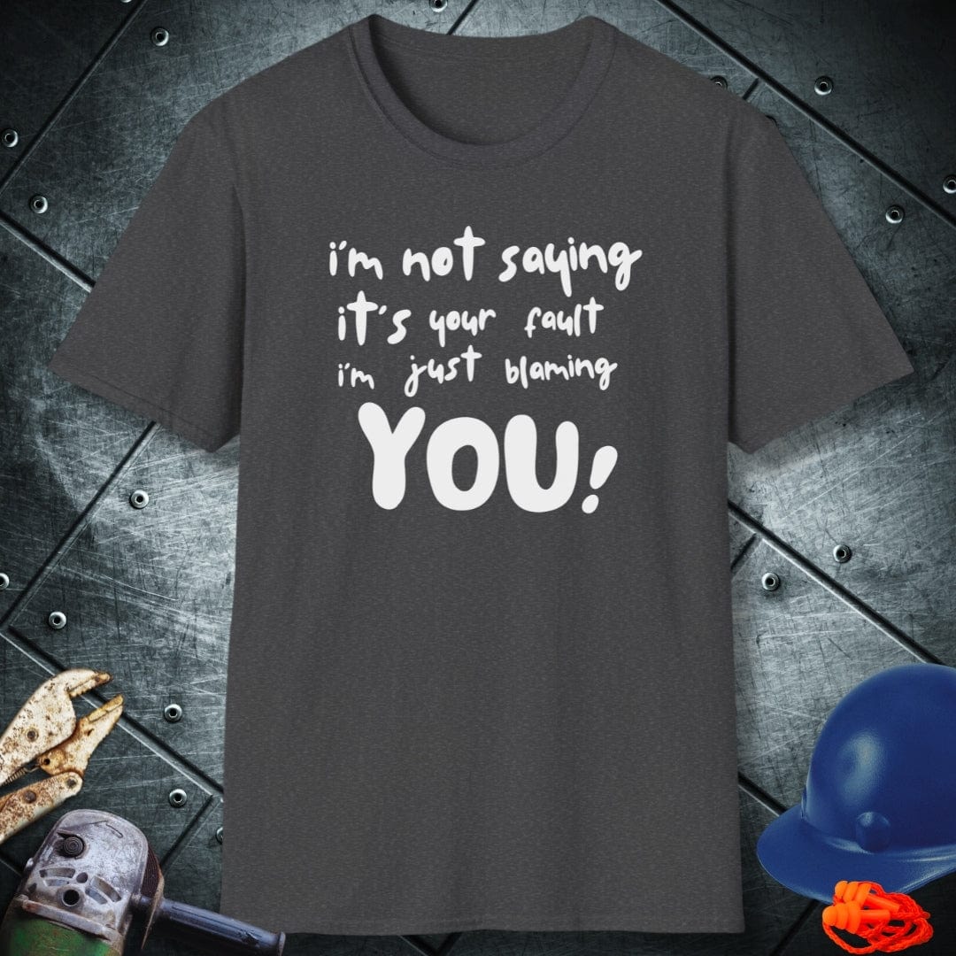BLAME ALLOCATION | TRADE SAYINGS T-SHIRT