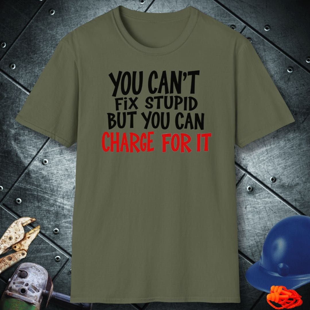 STUPID CHARGE | TRADE SAYINGS T-SHIRT
