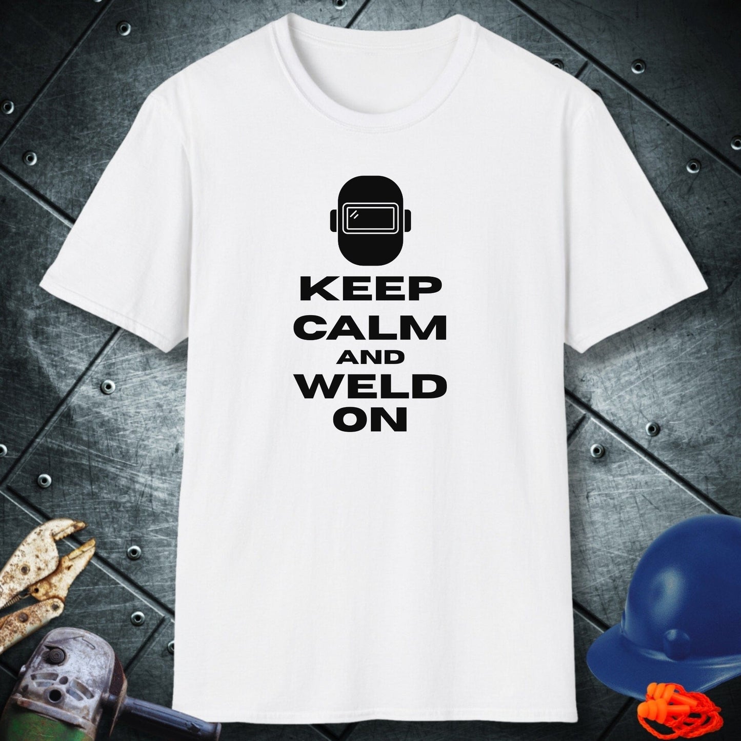 Keep Calm welder shirt